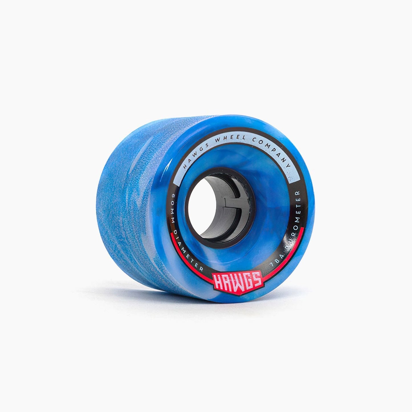 Chubby Hawgs 60mm x 40mm 78a Blue/White Swirl Stoneground