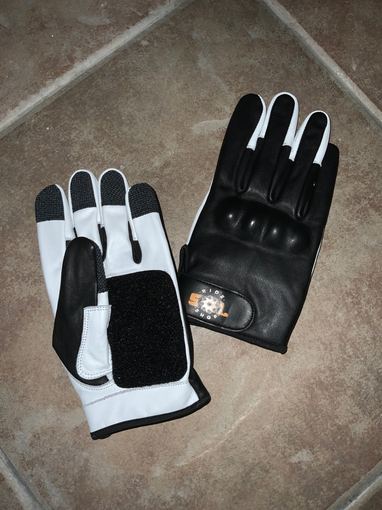 Guantes de Cuero Downhill SOL V2