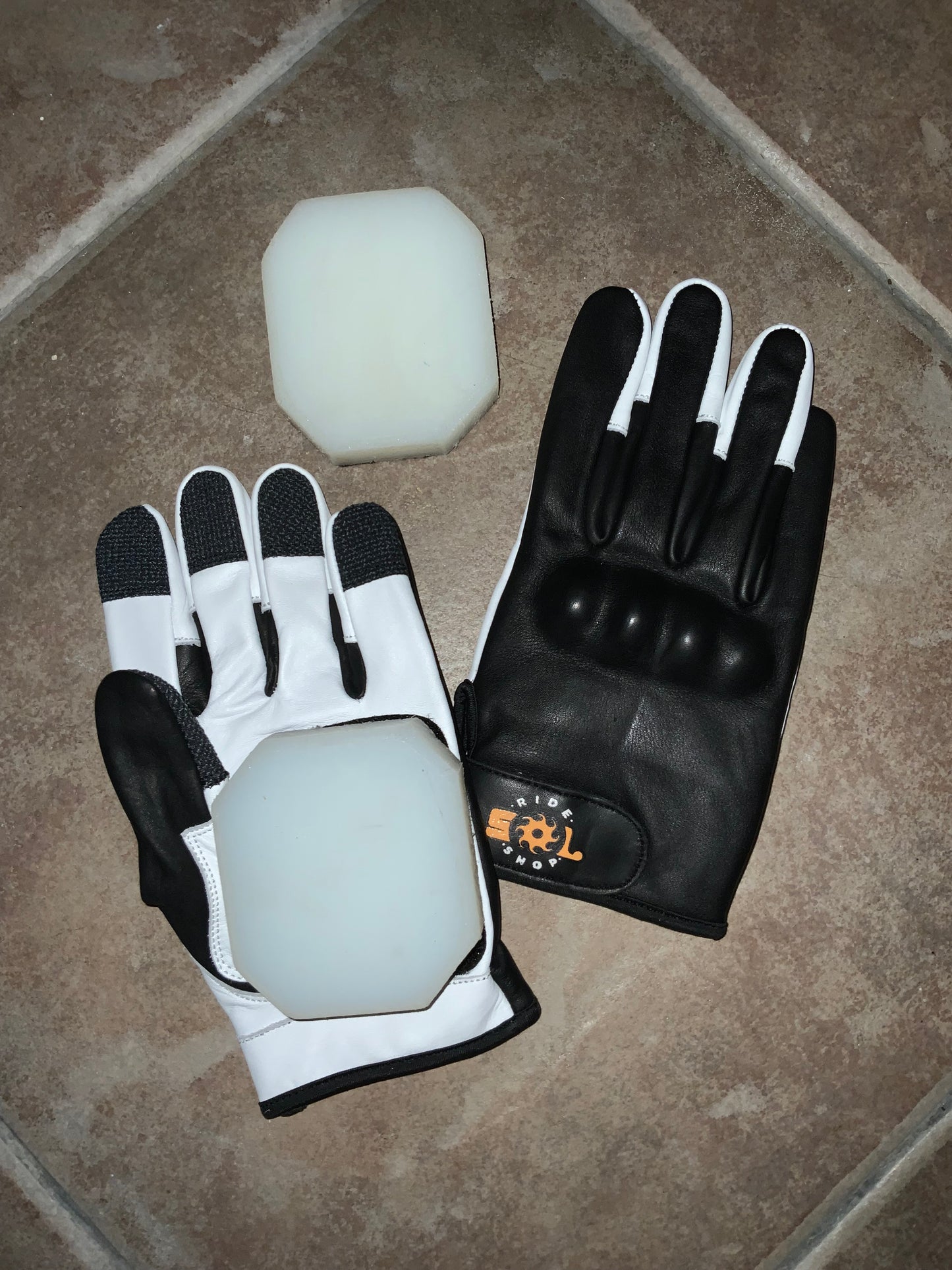 Guantes de Cuero Downhill SOL V2