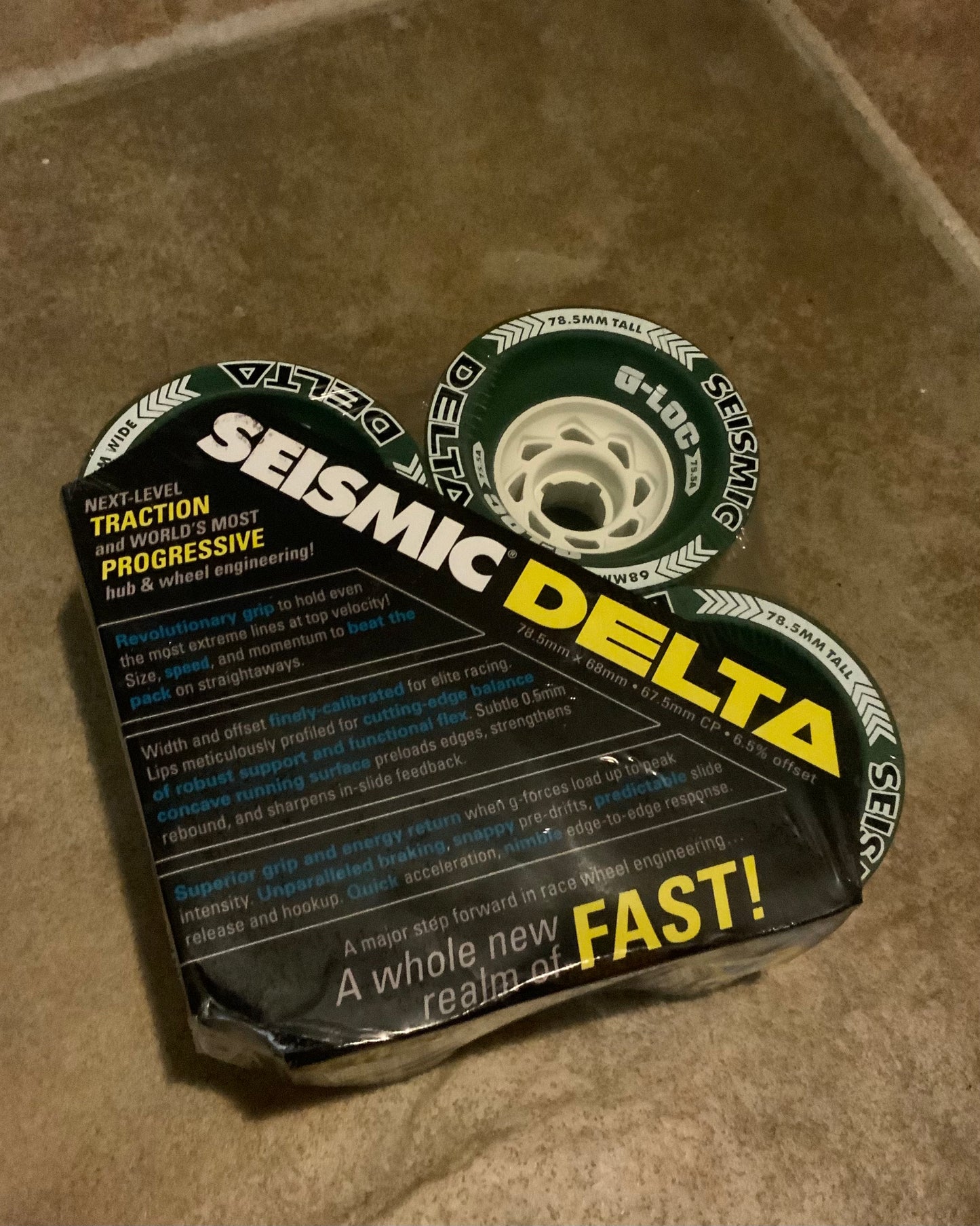 SEISMIC DELTA 78.5mm x 68mm 75.5A VERDES