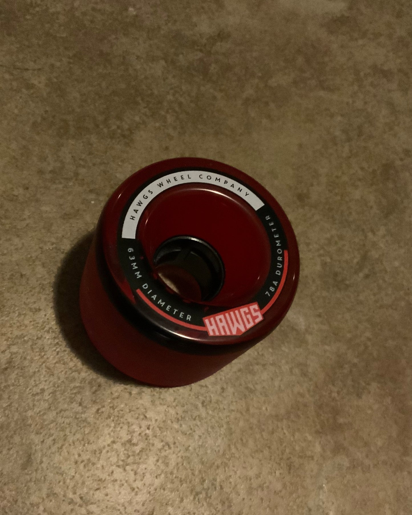 Fatty Hawgs 63mm x 45mm 78a Clear Red Stoneground