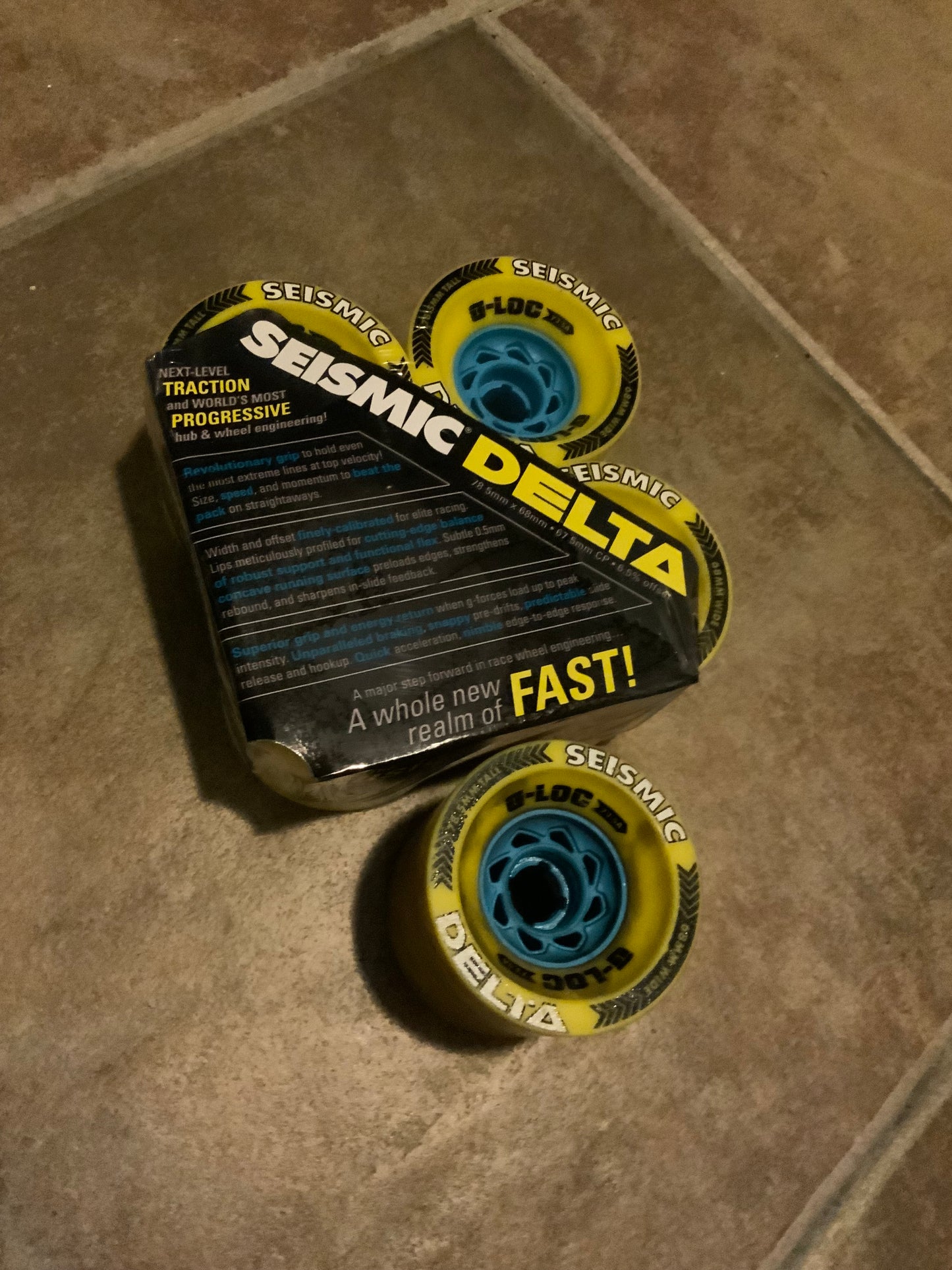 SEISMIC DELTA 78.5mm x 68mm 73.5A AMARILLAS