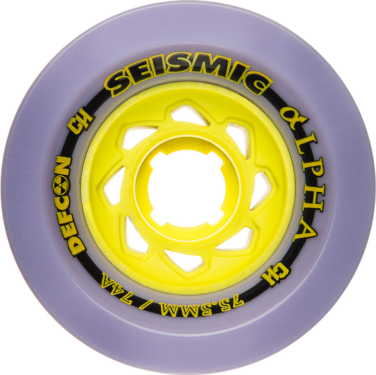 Seismic Alpha 75.5mm x 62mm 74A Plum