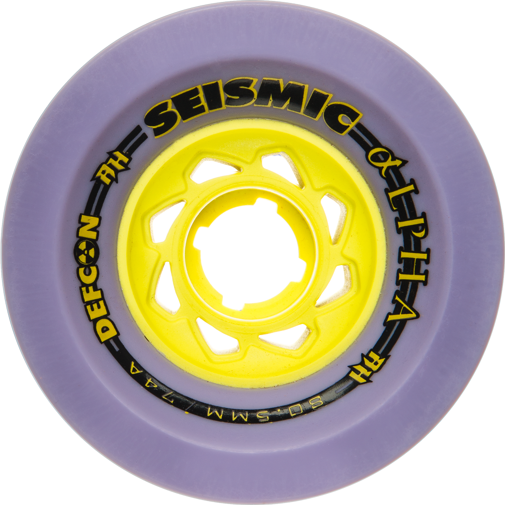 Seismic Alpha 80.5mm x 61mm 74A Plum