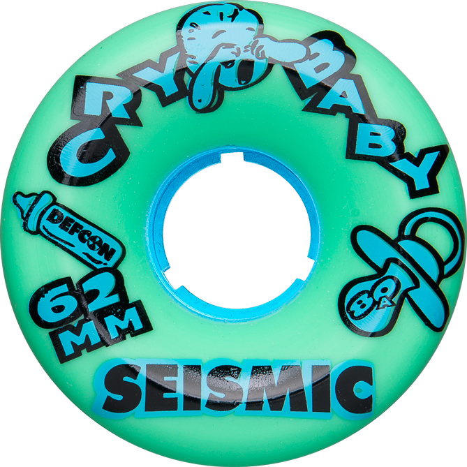 Seismic Crybaby 62mm 80A Mint