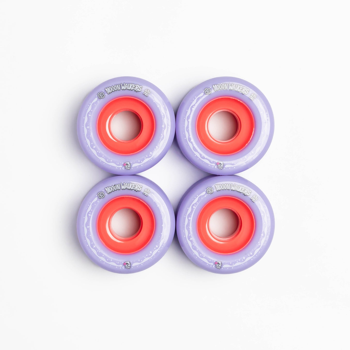 88Wheels Moonwalkers (Purple) 65mm 78A