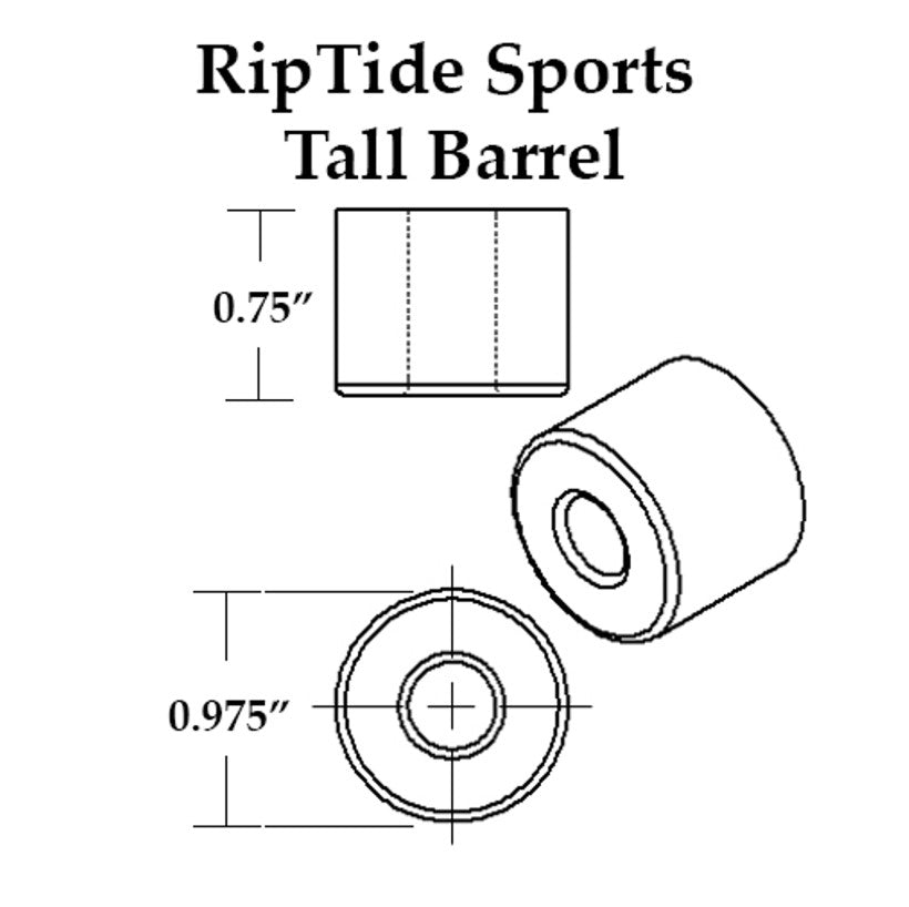 Riptide APS Bushings Barrel Tall