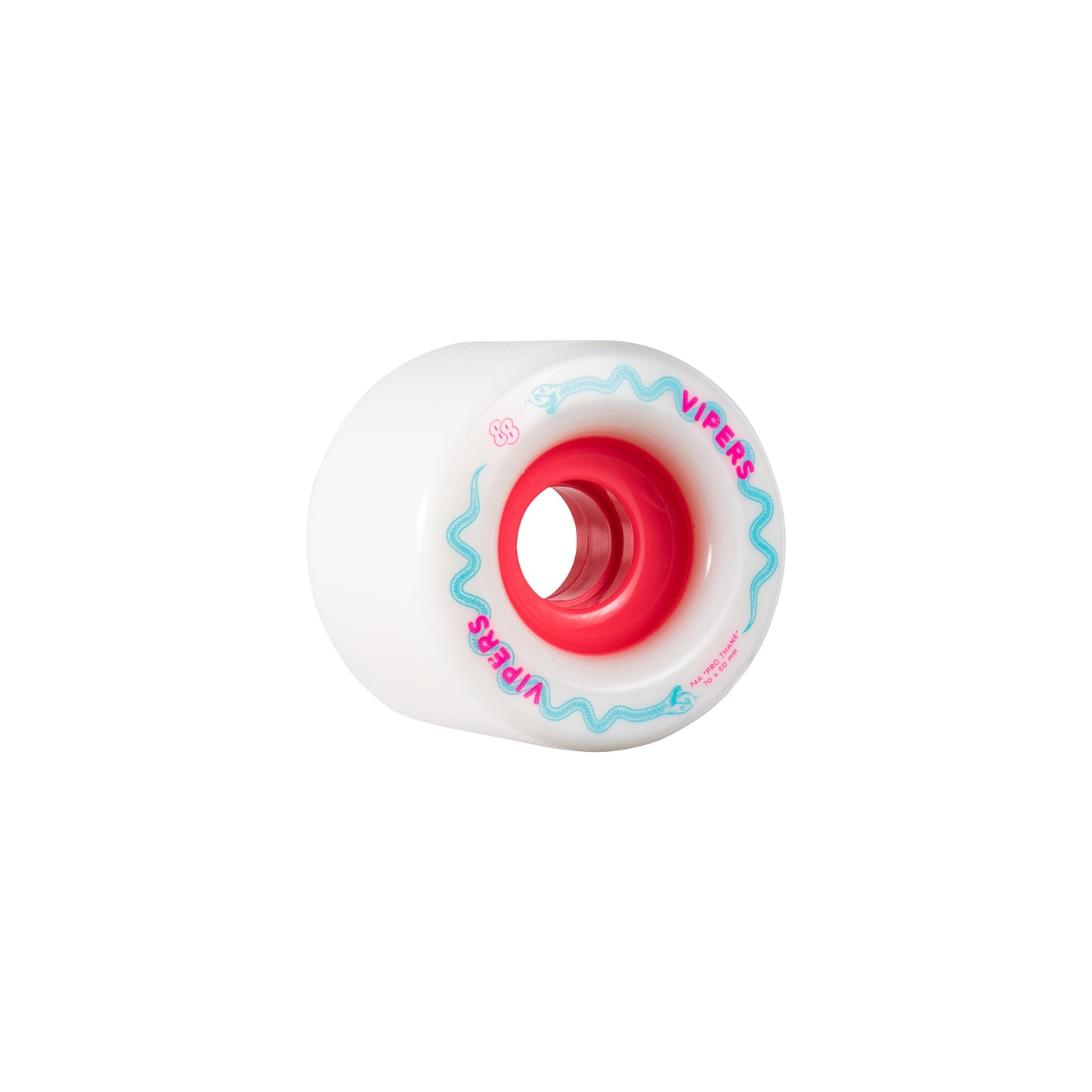 88Wheels Viper Pro Freeride (White) 70mm 74A